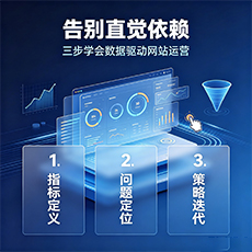 镇江建站-告别直觉依赖:三步学会数据驱动网站运营