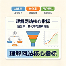 镇江建站-理解网站核心指标:跳出率、转化率与用户粘性