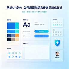 镇江建站-网站UI设计:如何用视觉语言传递品牌信任感