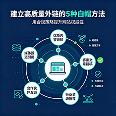 镇江建站-建立高质量外链的5种白帽方法